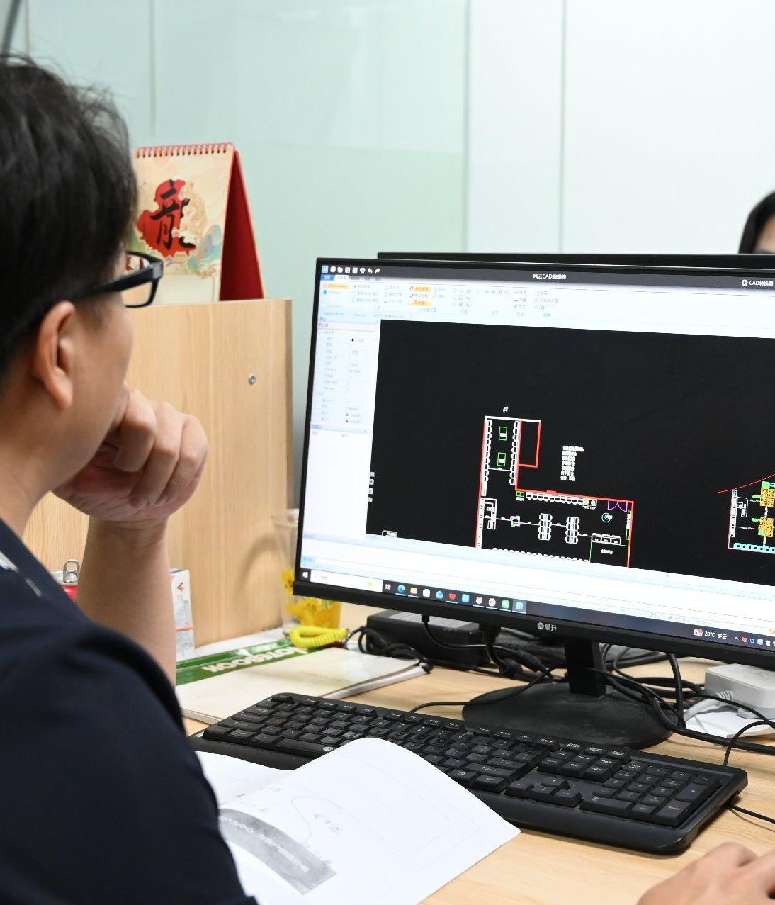 CAD arcade venue layout design