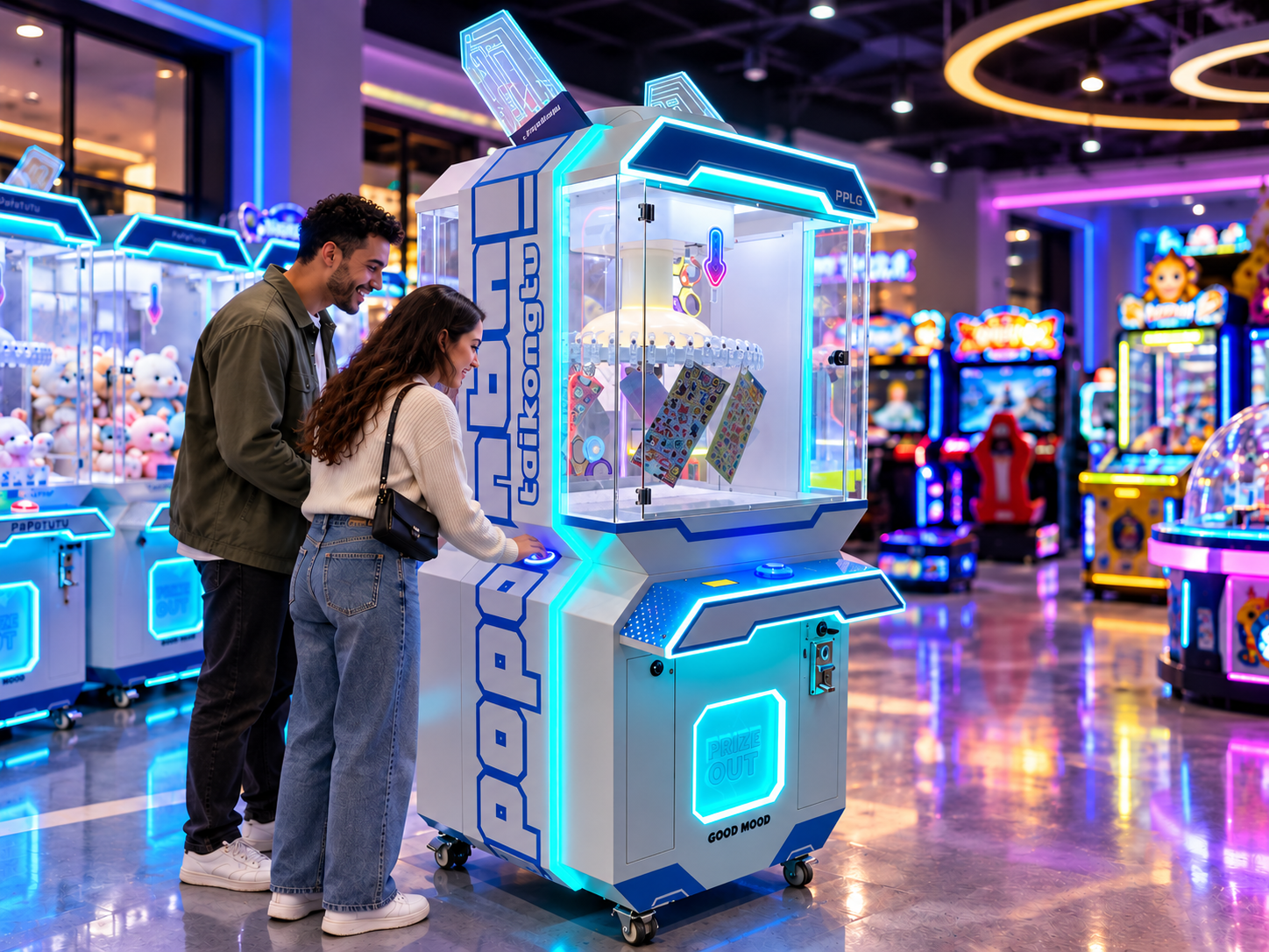 Space Rabbit machines in an arcade venue