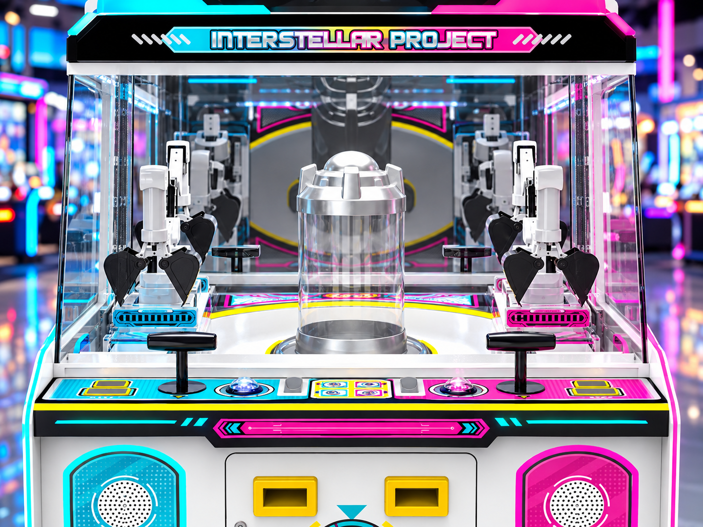 Stellar Project front four-player cabinet view